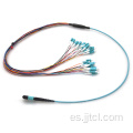 MPO-LC 24F OM4 Cable híbrido de 0.9 mm